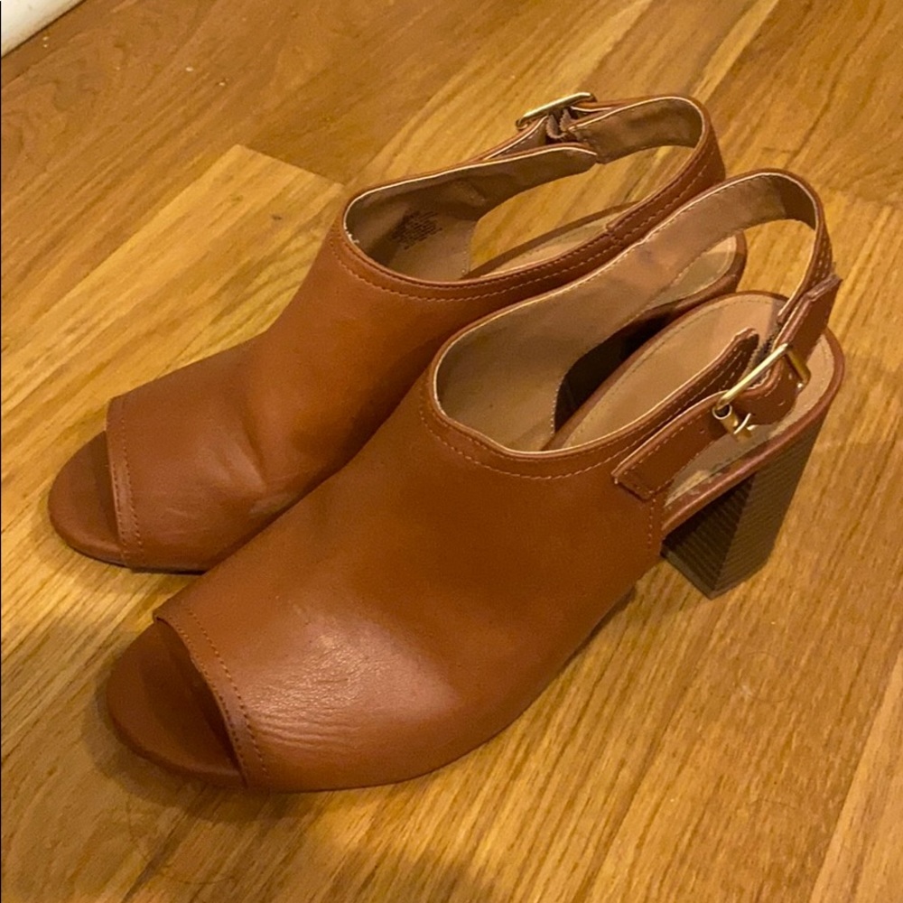 Old Navy Peep Toe Booties